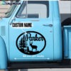 Personalized Deer Hunting Black Decals Stickers For Cars