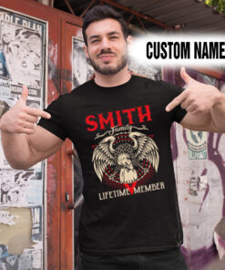 Alternative view of Personalized Name Shirts Team Smith Life Time Member