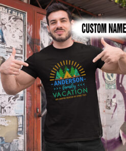 Alternative view of Personalized Name Shirts Anderson Family Vacation