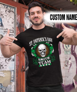 Alternative view of Personalized Name Shirts ST. Patrick's Day Smith Team