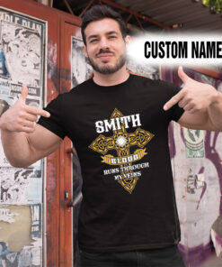 Alternative view of Personalized Name Shirts Smith Blood Runs Through My Veins