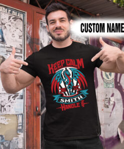 Alternative view of Personalized Name Shirts Keep Calm And Let Smith Handle It