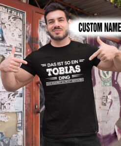 Alternative view of Personalized Name Shirts It’s A Tobias Thing You Wouldn’t Understand Gift For Your Love