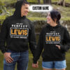 Personalized Name Shirts I'm Not Perfect But I Am A Lewis So Close Enough