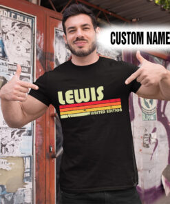 Alternative view of Personalized Name Shirts Lewis Limited Edition