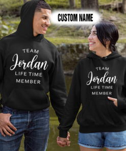 Alternative view of Personalized Name Shirts Team Jordan Life Time Member