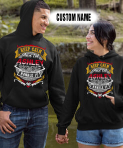 Alternative view of Personalized Name Shirts Keep Calm And Let Ashlay Handle It