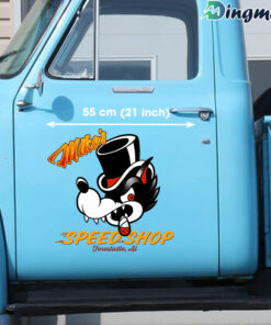 Personalized Lone Wolf Door Car Art Transparent Vinyl Sticker For Cars