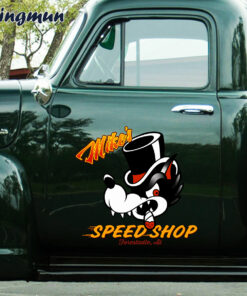 Personalized Lone Wolf Door Car Art Transparent Vinyl Sticker For Cars