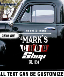 Custom Hot Rod Lettering Vinyl Decals For Cars