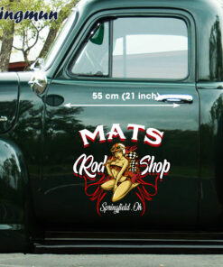 Pinup Girl Car Decal Stickers For Hot Rod Muscle Car, Lowrider, Truck