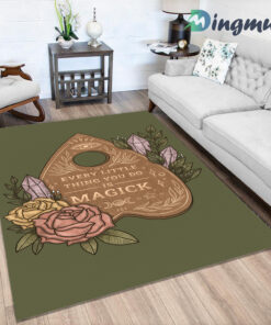 Vintage Every Little Thing You Do Is Magick Ouija Planchette Rug