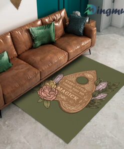 Vintage Every Little Thing You Do Is Magick Ouija Planchette Rug