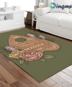 Vintage Every Little Thing You Do Is Magick Ouija Planchette Rug