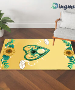 Vintage Calling Ouija Planchette Gothic Interior Floor Mat