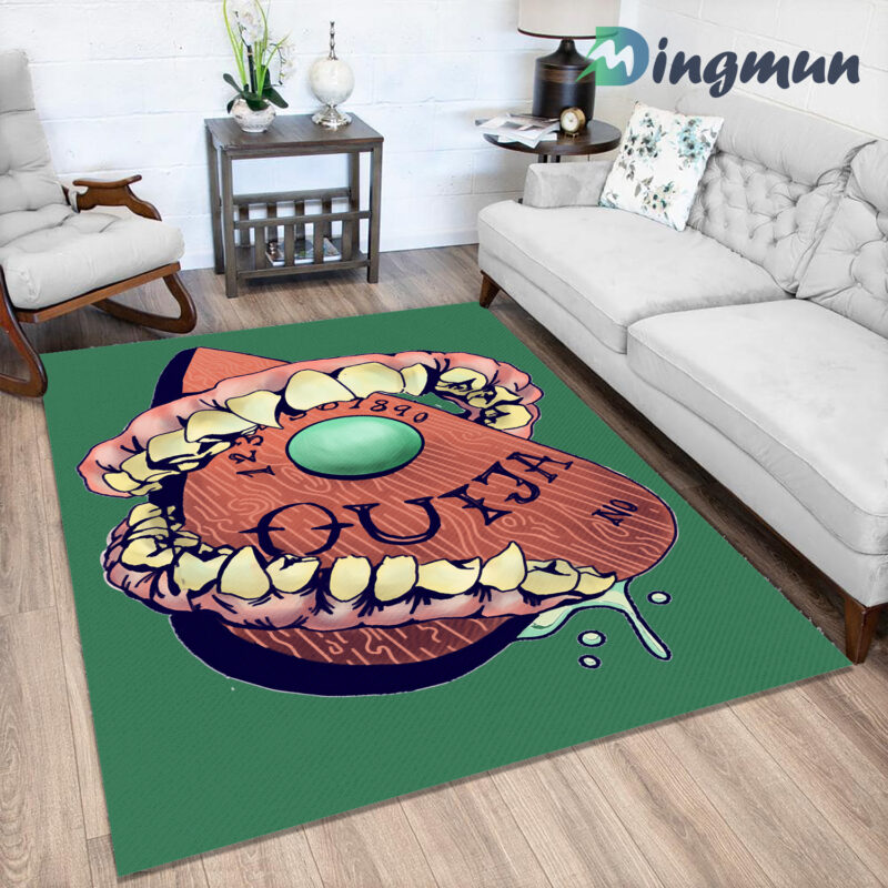 Vintage Ouija Planchette Area Floor Mat