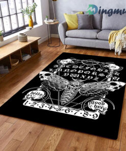 Death Moth Spirit Halloween Board Area Rug