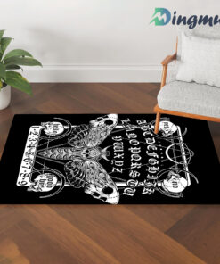 Death Moth Spirit Halloween Board Area Rug