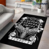 Death Moth Spirit Halloween Board Area Rug