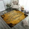 Indoor Halloween Ouija Horror Film Rug