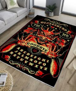 Dangerous Magical Game Ouija Board Halloween Rugs