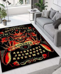 Dangerous Magical Game Ouija Board Halloween Rugs
