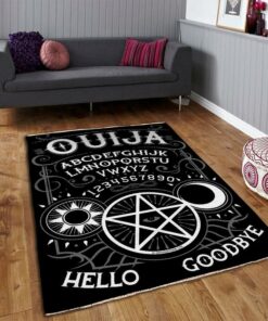 Large Indoor Halloween Ouija Board Area Rug