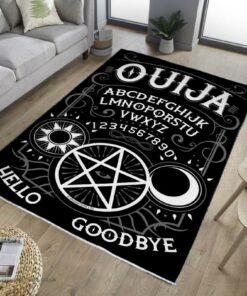Large Indoor Halloween Ouija Board Area Rug