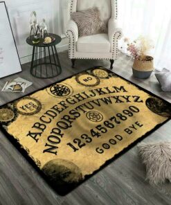 Dangerous Magical Game Ouija Board Pattern Area Rug For Bedroom Living Room Kitchen