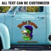 Rat Fink Frankenstein Style Vinyl Decals For Cars