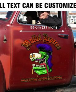 Rat Fink Frankenstein Style Vinyl Decals For Cars