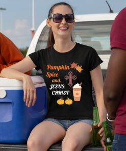 Pumpkin Spice And Jesus Christ Shirt