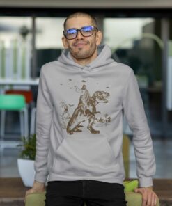 Jesus On Dinosaur T Shirt