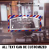Personalized Vintage Barber Shop Window Graphics Vinyl Sticker 1