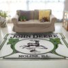 Personalized John Deere Rugs Floors Mat For Tractor Room Decor