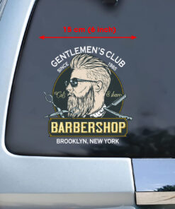 Barber Shop Vinyl Window Graphics Decals
