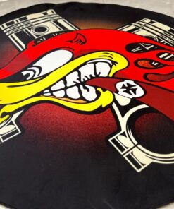 Mr Horsepower Hot Rod Area Rug