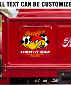 Alternative view of It's All About Horsepower Large Car Decal For Car Door And Window