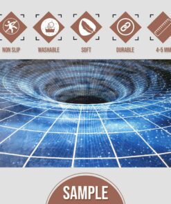 Keep Off 3D Optical Vortex Illusion Area Rug