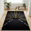 3D Highway Effect Optical Vortex Illusion Area Rug