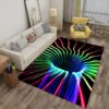 Multicolor 3D Vortex Illusion Area For Living Room Bedroom