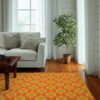 Retro Groovy 70s Area Rugs For Mid Century Modern Maximalist Boho Dorm Decor