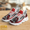 Personlaized Name Sneakers With Fire And Skull