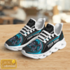 Personlaized Name Sneakers With Blue Dragon Warrior