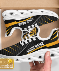 Personlaized Name Sneakers With Lion Warrior