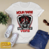 Custom Last Name Blood Runs Through My Veins Shirts