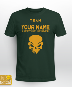 Personalized Team Last Name Lifetime Member T Shirt
