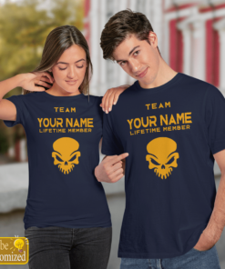 Personalized Team Last Name Lifetime Member T Shirt
