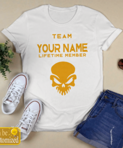 Personalized Team Last Name Lifetime Member T Shirt