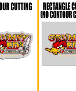 Personalized Mr Horsepower Hot Rod Duck And Spark Plug Vinyl Door Decals Stickers